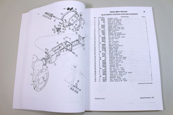 Case 380Ck General Purpose Low Center Gravity Tractor Parts Catalog Manual B1273 - Image 7