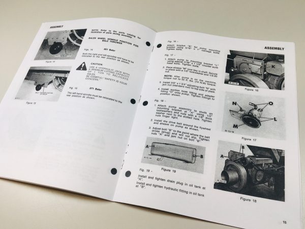 New Idea 561 Bale Thrower Baler Owners Operators Manual - Image 4