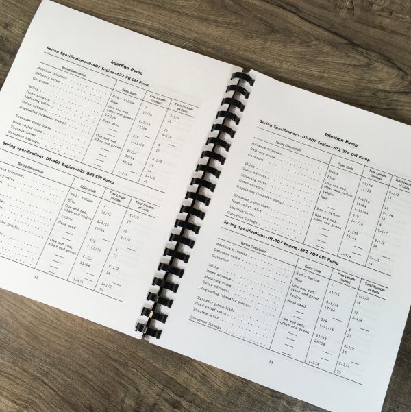 International Dt-407 Diesel Engine Only For 915 Combine Service Parts Manual Set - Image 5
