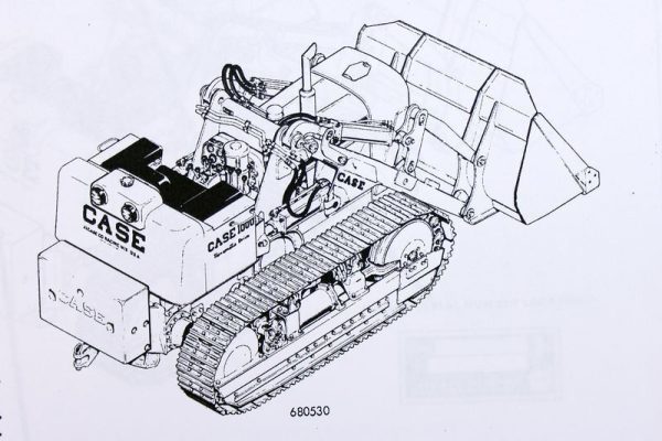 Case 1000D Industrial Crawler Tractor Sn 7103001 & Up Parts Catalog Manual C1043 - Image 2