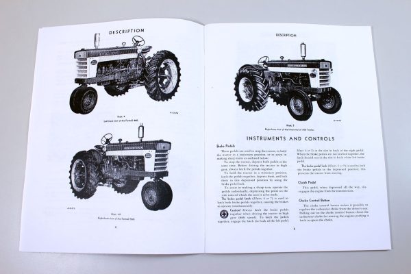 International Farmall Gas 460 560 Tractor Operators Owners Manual Ihc Ih Lube - Image 3