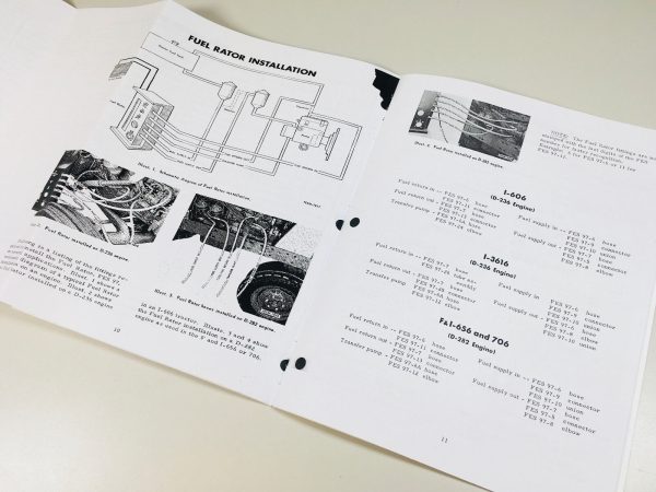 International D236 D282 D301 Fuel System Roosa Master Supplement Service Manual - Image 3