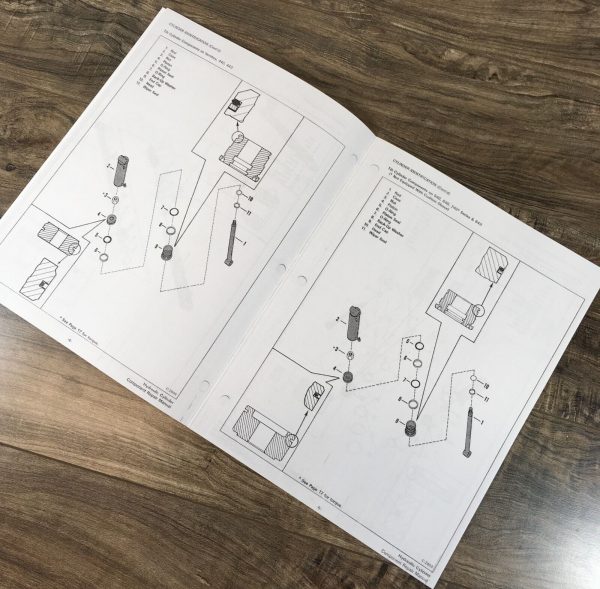 Bobcat Melroe Hydraulic Cylinders for 753 740 Series 843 853 Service Manual BC - Image 3