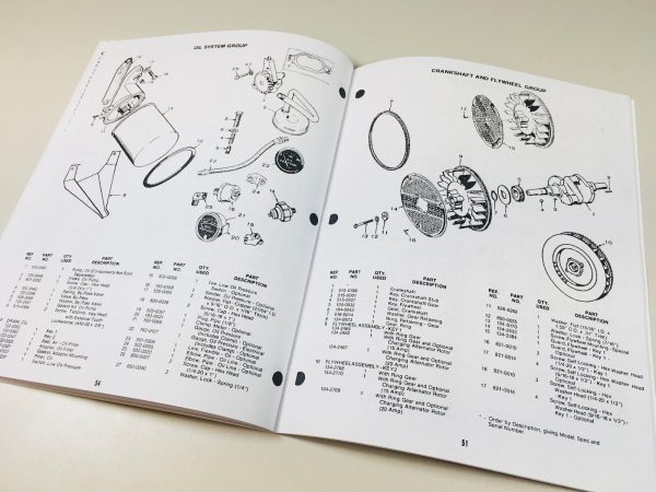 Onan Nhc Nhcv Industrial Engines Operators Service Manual Parts Catalog Set - Image 7