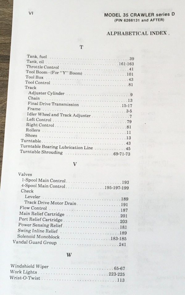 Case 35D Crawler Service Manual Parts Catalog Operators Owners Set SN 6266131-UP - Image 4