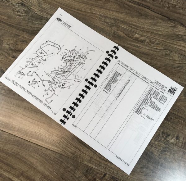 Ford 745 Loaders Parts Manual for 445A 545 545A 2500 2800 3500 & 4500 Tractor - Image 5