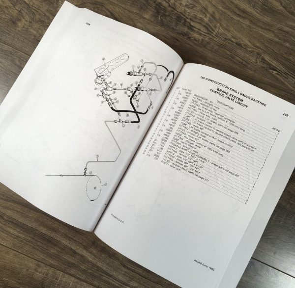 Case 780 CK Loader Backhoe Parts Manual Catalog Book Assembly Schematic - Image 6