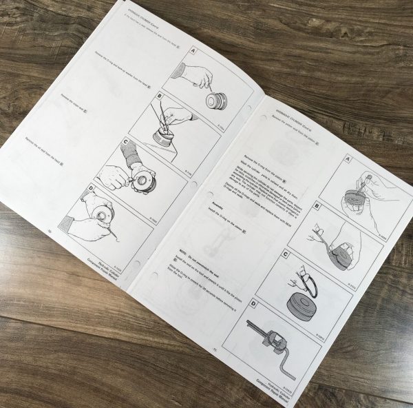 Bobcat Melroe Hydraulic Cylinders Service Manual Repair Shop Technical Book BC - Image 4