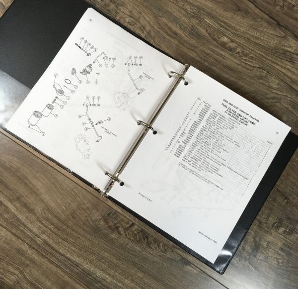 Case 850D 855D Crawler Tractor Parts Manual Catalog Book Assembly Schematic - Image 6