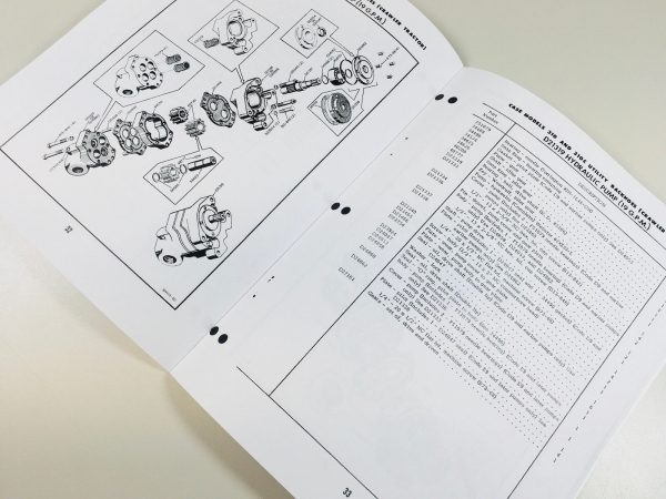 Case 310 Sn4009985+ 310C Sn3005039+ Backhoe Crawler Tractor Parts Catalog Manual - Image 4