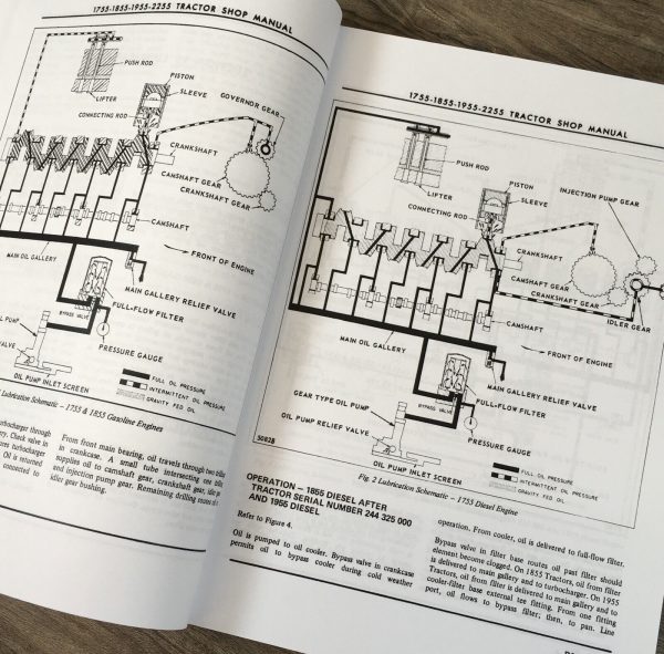 Oliver 1755 1855 1955 2255 Tractor Service Manual Repair Shop Technical Workshop - Image 4