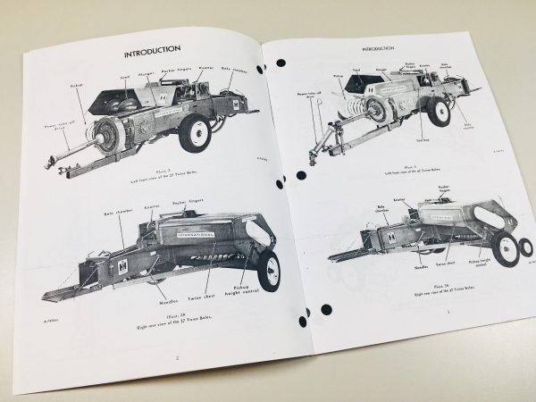 International 37 47 Baler Operators Owners Manual Twine Wire Service Timing More - Image 3