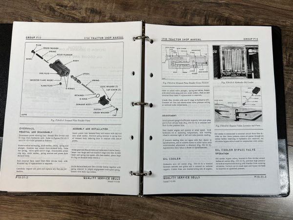 Oliver 1750 Tractor Service Repair Technical Shop Manual W/ Color Schematics - Image 6