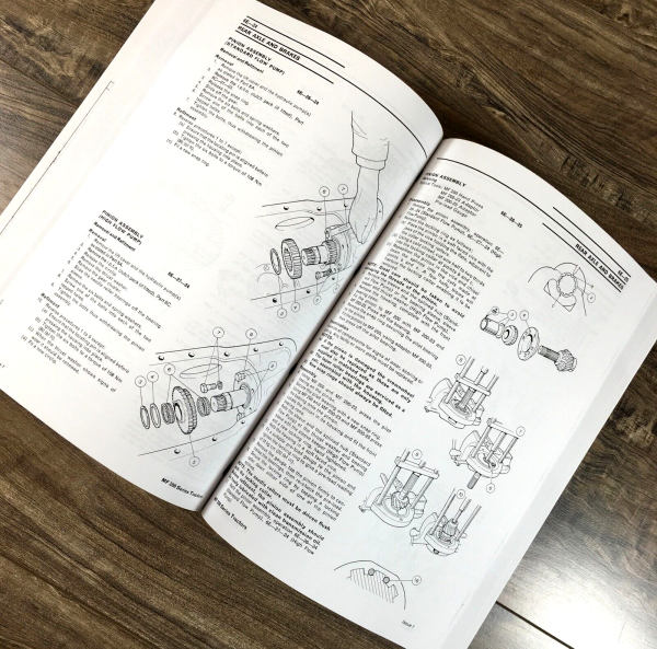 Massey Ferguson MF 200 Series MF 270 283 Tractor Service Manual Repair Workshop - Image 6