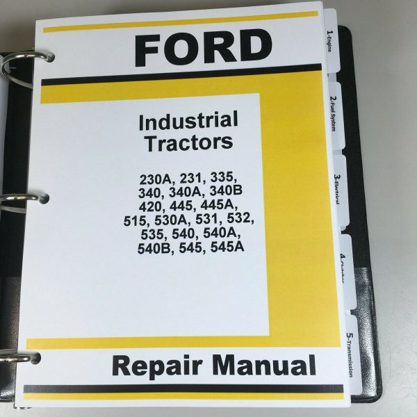 Ford 340 445 Tractor Service Parts Operators Manual Owners Repair Set Shop Book - Image 8