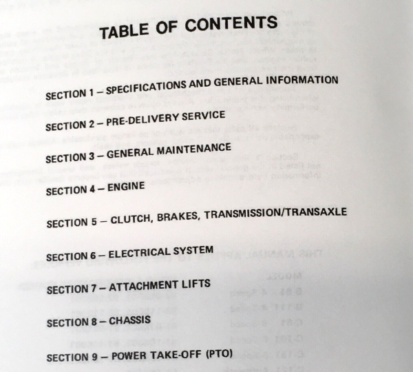 Wheel Horse B-81 B-111 C-81 Lawn Tractor Service Operators Manual Set Owners - Image 4