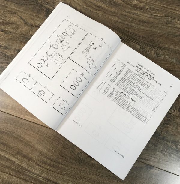 Case 475 Cable Layer Service Manual Parts Catalog Set Sn 3058169 & Up 336 Engine - Image 10