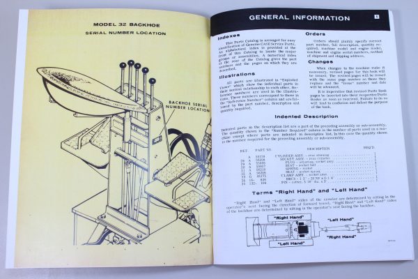 J I Case 32 Backhoe For 310 G 450 750 1000 D 1150 Crawlers Parts Catalog Manual - Image 2