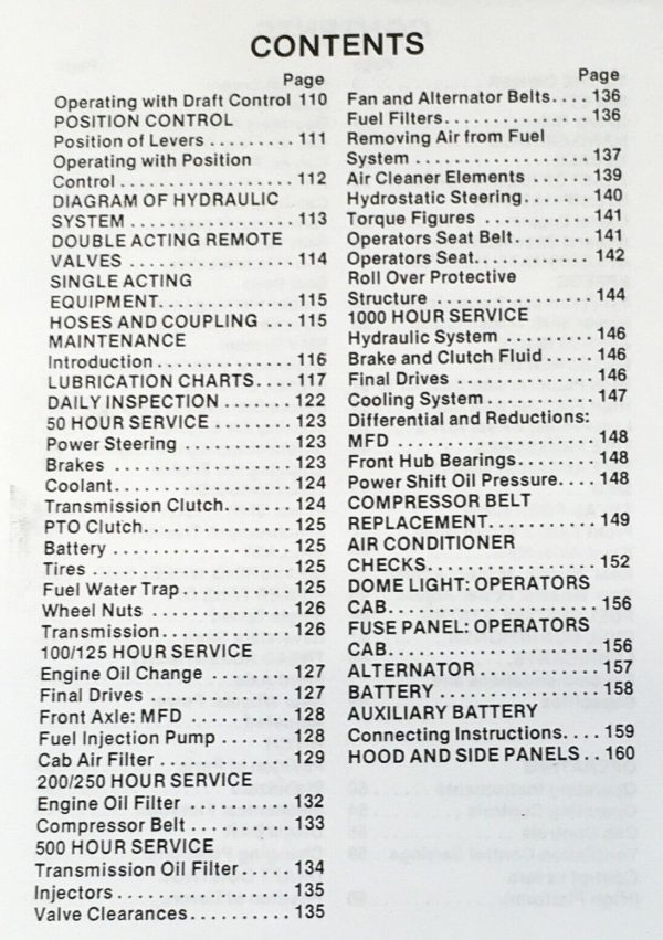 Case 1690 Tractor Manual Parts Catalog Operators Owners Set Book Schematics - Image 5