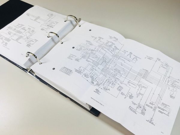 Case 880D Excavator Trackhoe Service Manual Parts Catalog Repair Shop Book Set - Image 7