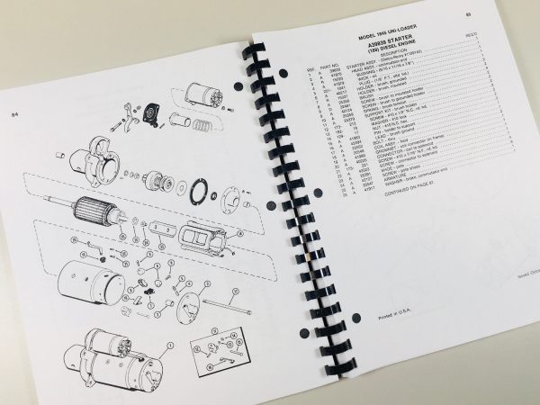 Case 1845 Uni Loader Skid Steer Service Manual Parts Catalog Shop Book Overhaul - Image 11