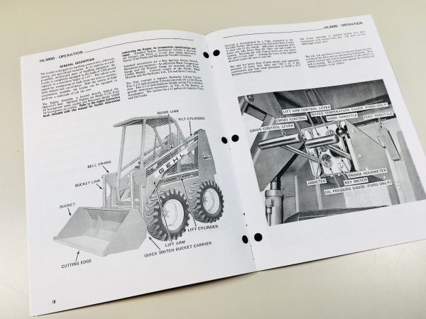 Gehl 4400 Skid Loader Skid Steer Owner Operators Service Parts Manual Set - Image 2