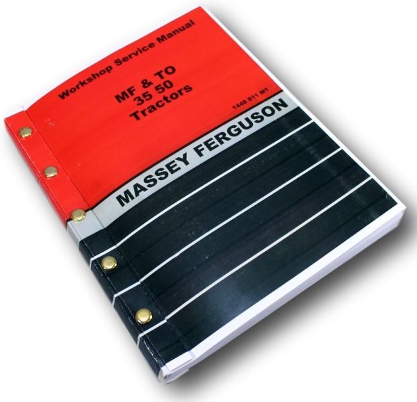 Massey Ferguson Mf-35 T0-35 Mf-50 Tractor Service Repair Manual Technical Book