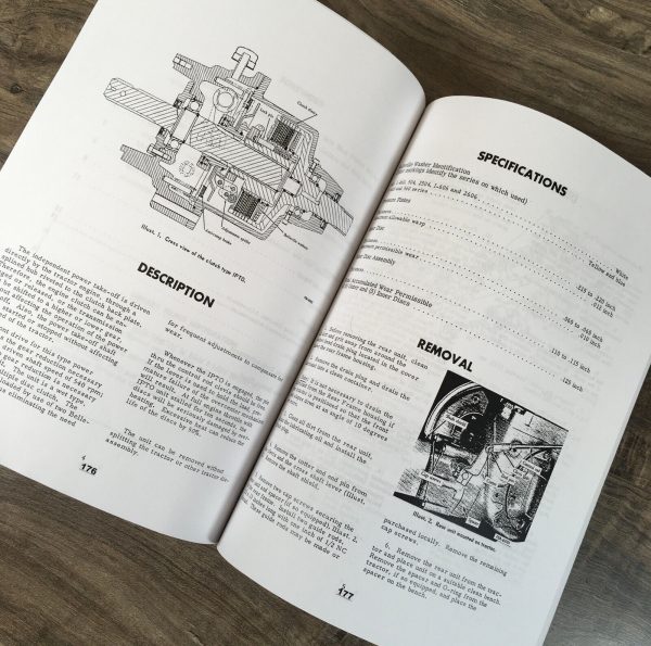 International 2606 Diesel Tractor Service Repair Parts Operators Manual Set Shop - Image 10