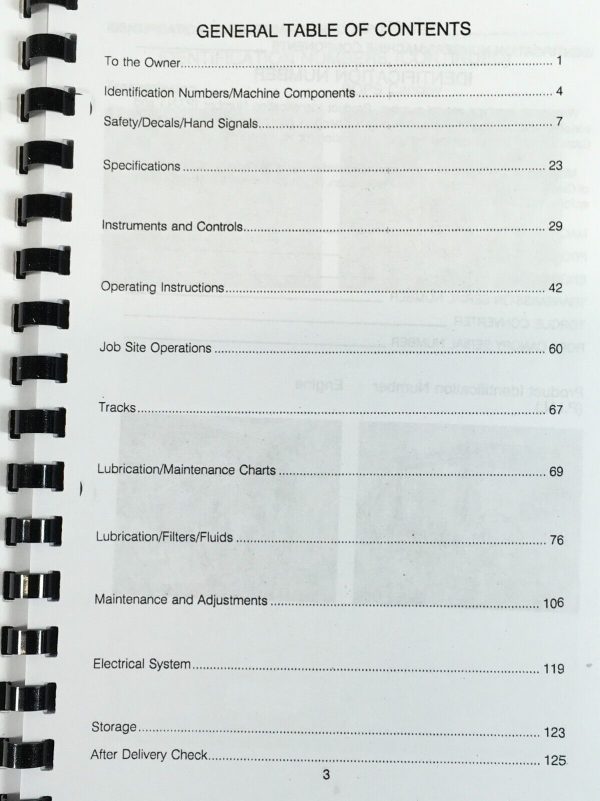 Case 650 Crawler Tractor Operators Manual Owners Book Maintenance Adjustments - Image 2