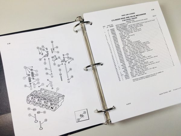 Case 1845C Uni Loader Skid Steer Service Manual Parts Catalog Repair Shop Books - Image 6