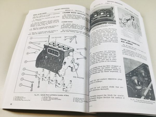 Massey Ferguson Mf 85 Mf 88 90 Wr Super Tractor Service Shop Repair Manual Book - Image 10