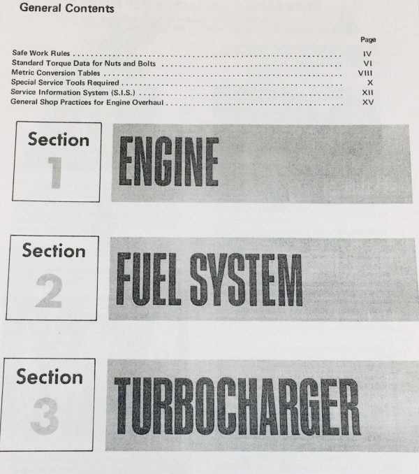 International 100C 125C Series C Crawler Tractor Service Manual Repair Shop 125 - Image 3