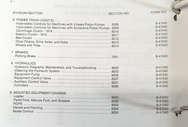 Case 1816C Skid-Steer Service Manual Parts Catalog Operators Owners Repair Set - Image 10