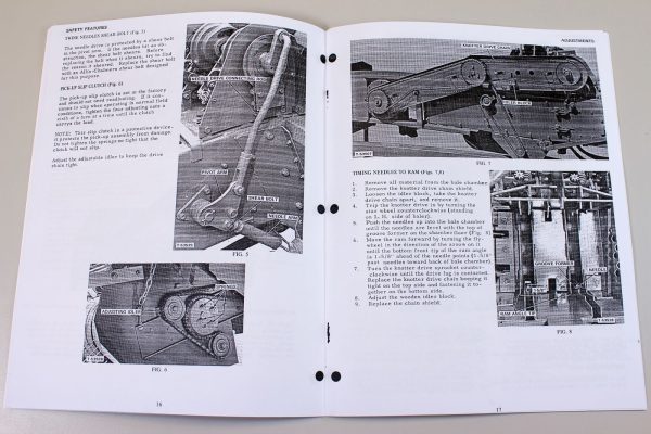 Allis Chalmers 442 Baler Owners Operators Manual Maintenance Controls - Image 5