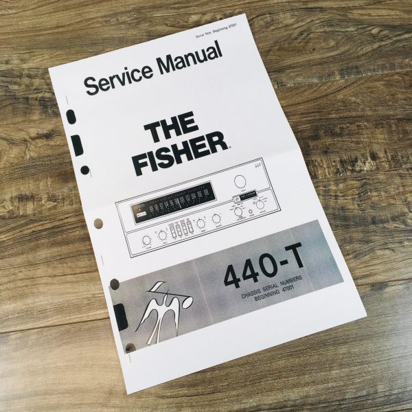 The Fisher 440-T Radio Service Manual Repair Shop Technical Workshop Book