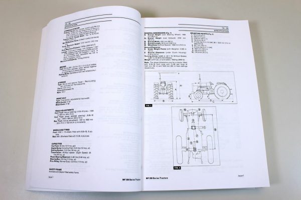 Massey Ferguson 230 Tractor Service Operators Parts Manual Catalog Repair Shop - Image 8