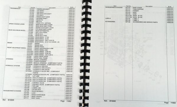 Kubota B1550E B1550 2Wd Tractor Parts Assembly Manual Catalog Exploded Views - Image 3