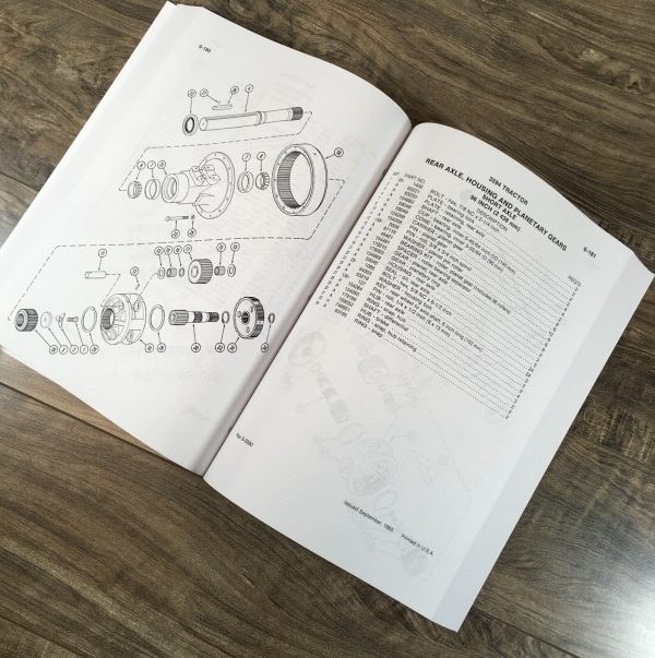 Case IH 3594 Tractor Parts Operators Manual Set Owners Catalog Book - Image 6