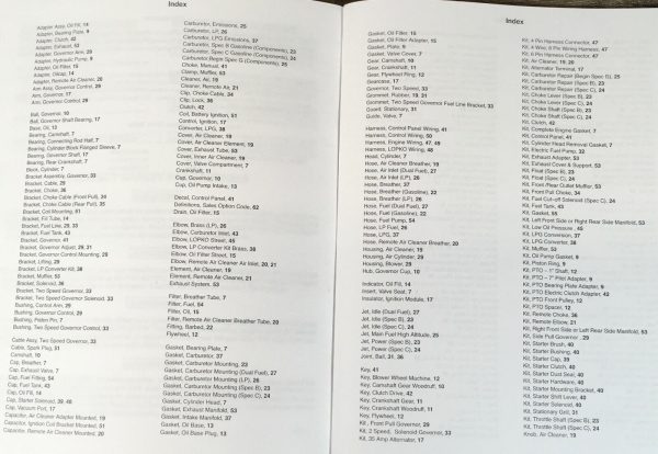 Onan P224 Ol24 Lx990 Engine Parts Manual Catalog Book Assembly Schematics 24Hp - Image 2