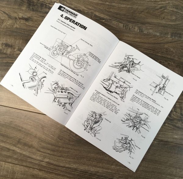 Yanmar YM135 & YM135D Tractor Operators Parts Manual Owners Book Maintenance - Image 6