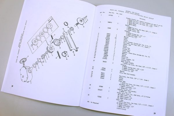 New Holland Model 278 Baler Service Parts Catalog Manual Small Square Baler - Image 5