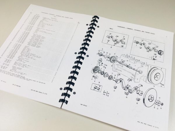 MASSEY FERGUSON MF 50 Industrial TRACTOR PARTS OPERATORS MANUAL CATALOG SET - Image 4