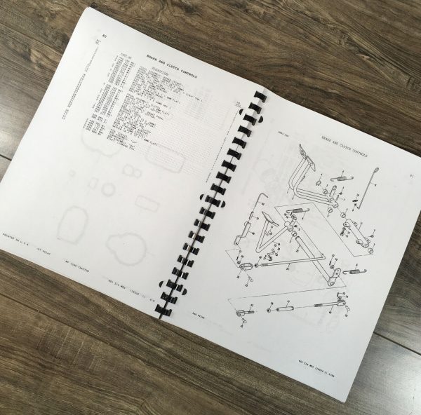 Massey Ferguson Mf 1030 Tractor Parts Manual Catalog Book Exploded Views - Image 7