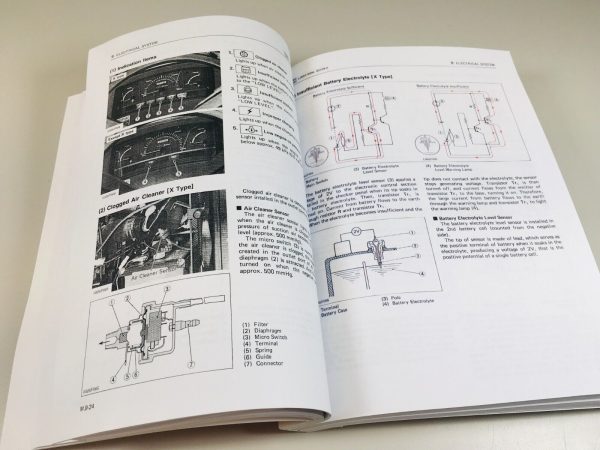 Kubota L2550DT Tractor Service Manual Parts Catalog Repair Shop Workshop Book KB - Image 8