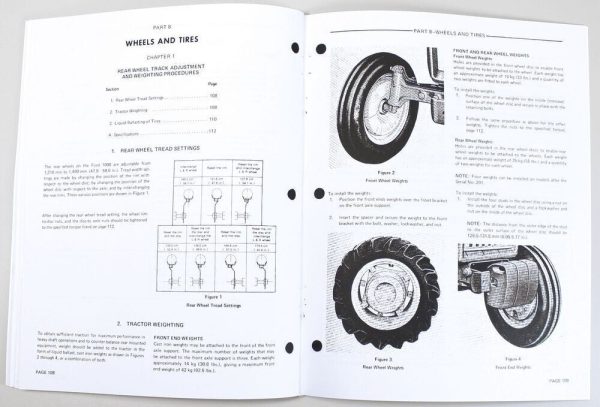 Ford 1000 Tractor Service and Operators Manual Owners Repair Shop Set Workshop - Image 4