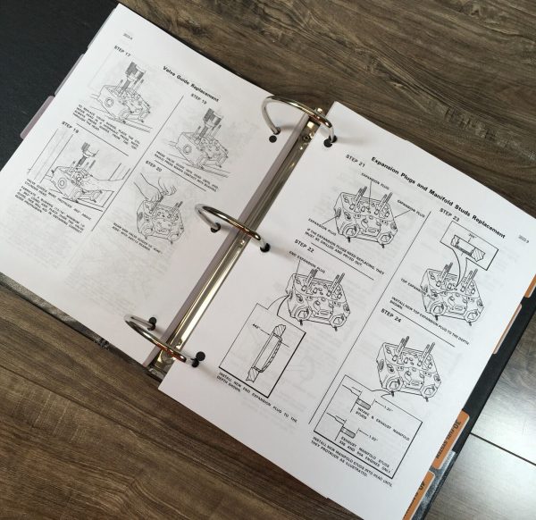 Case 1450B 1455B Crawler Service Manual Parts Catalog Operators Owners Set - Image 8