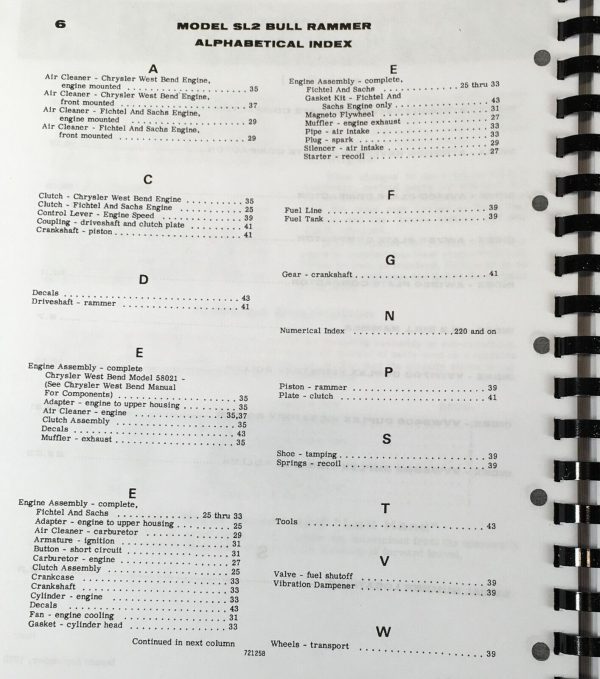 Case Vibromax SL2 AW750 ATN1000 AW1250 AV1500 Compactors Parts Manual Catalog - Image 3