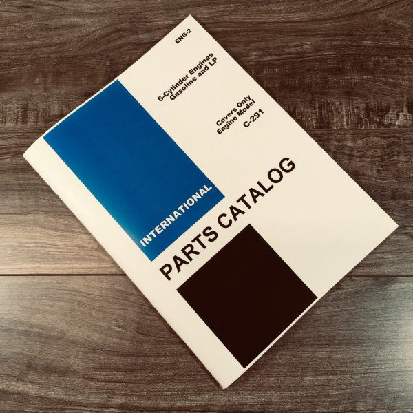 Farmall International C-291 Engine Only 706 2706 Tractor Parts Manual Catalog