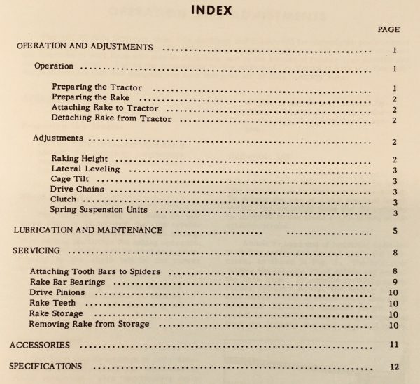 Massey Ferguson 37 Side Delivery Rake Parts Operators Manual Set Owners Book - Image 3