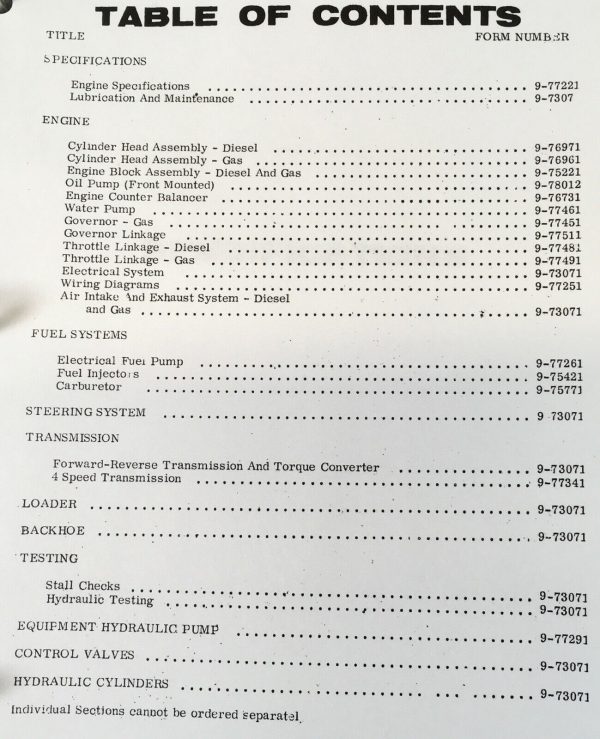 Case 680 Ck Tractor Loader Backhoe Service Manual Parts Catalog Repair Shop Set - Image 3